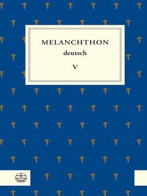 cover image of Melanchthon deutsch V